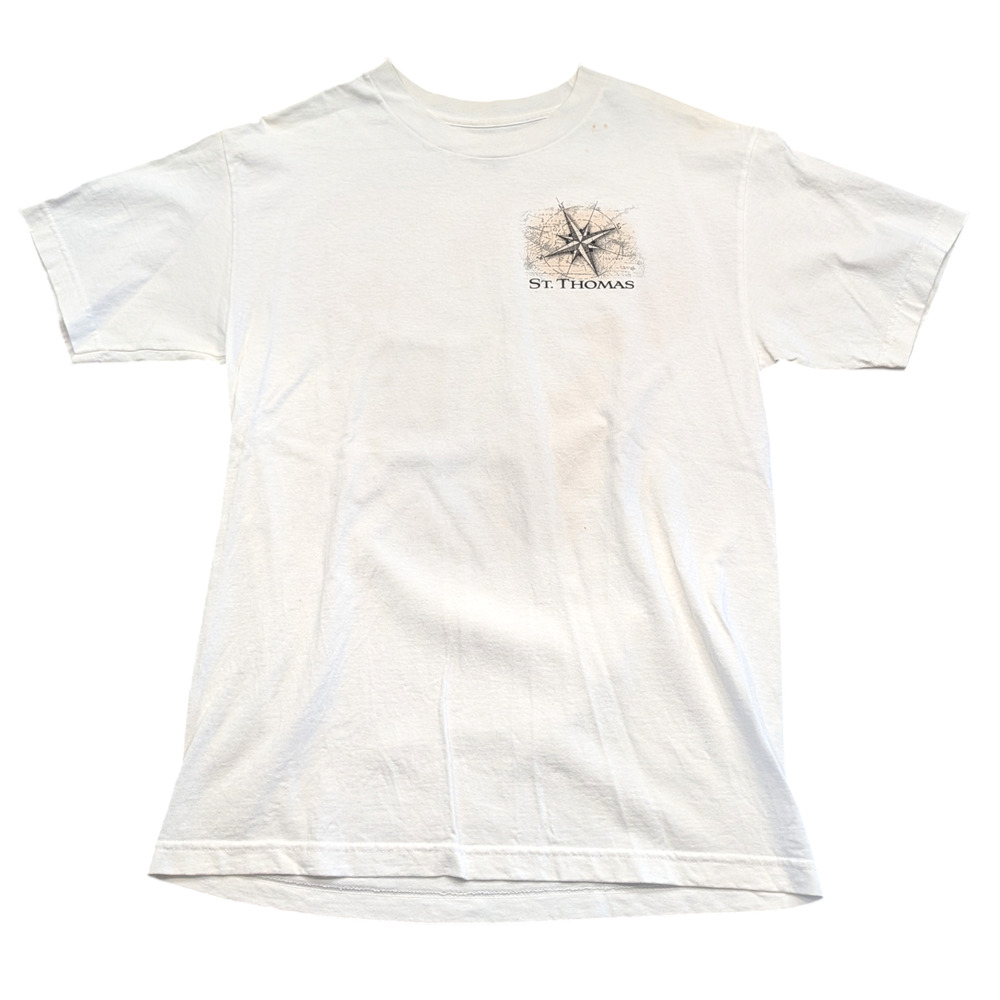 Y2K Del Sol Color Change St. Thomas Map T shirt